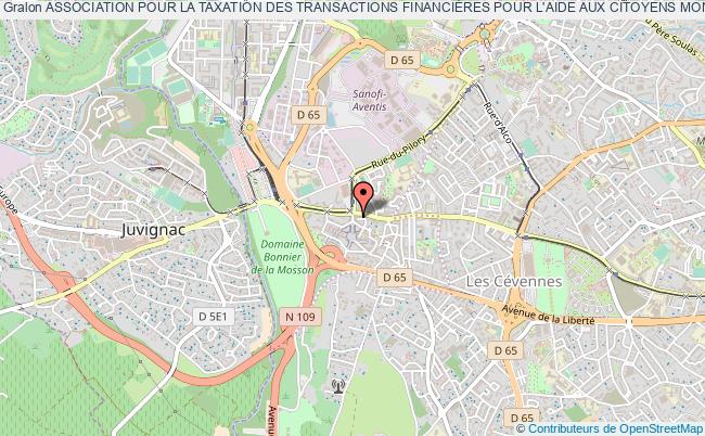 plan association Association Pour La Taxation Des Transactions FinanciÈres Pour L'aide Aux Citoyens Montpellier (groupe Attac Montpellier) Montpellier