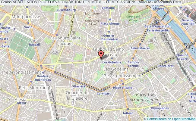 plan association Association Pour La Valorisation Des Mobil - Homes Anciens (avmha) Paris
