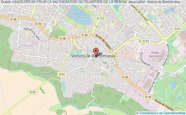 plan association Association Pour La Valorisation Du Quartier De La Remise Voisins-le-Bretonneux