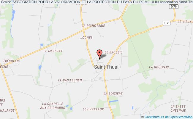 plan association Association Pour La Valorisation Et La Protection Du Pays Du Romoulin Saint-Thual