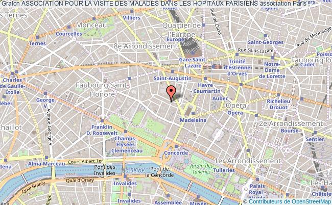 plan association Association Pour La Visite Des Malades Dans Les Hopitaux Parisiens Paris