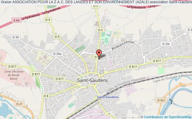 plan association Association Pour La Z.a.c. Des Landes Et Son Environnement (azale) Saint-Gaudens