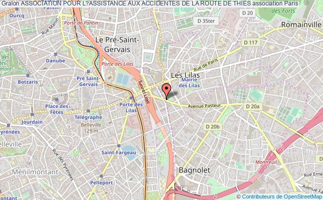 plan association Association Pour L?assistance Aux Accidentes De La Route De Thies Paris