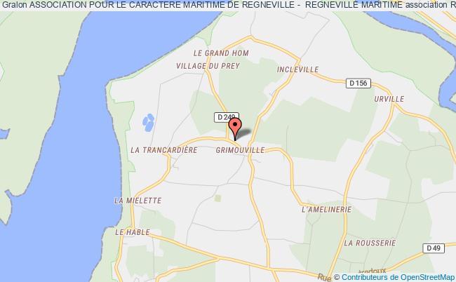 plan association Association Pour Le Caractere Maritime De Regneville -  Regneville Maritime Regnéville-sur-Mer