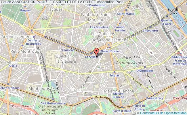plan association Association Pour Le Carrelet De La Pointe Paris