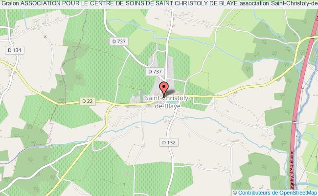 plan association Association Pour Le Centre De Soins De Saint Christoly De Blaye Saint-Christoly-de-Blaye