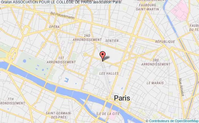 plan association Association Pour Le College De Paris Paris