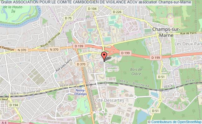 plan association Association Pour Le Comite Cambodgien De Vigilance Accv Champs-sur-Marne