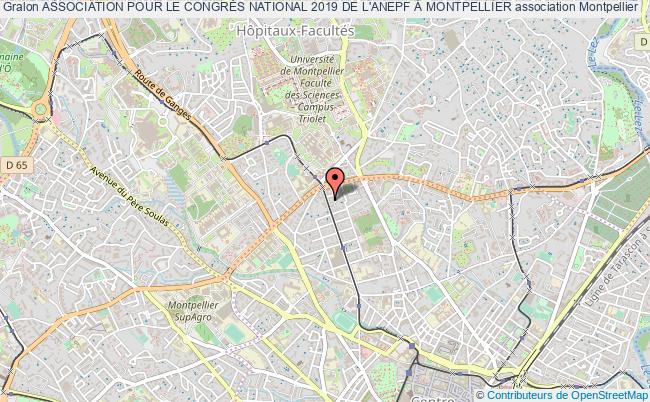 ASSOCIATION POUR LE CONGRÈS NATIONAL 2019 DE L'ANEPF À MONTPELLIER