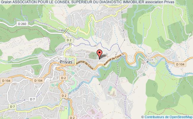 ASSOCIATION POUR LE CONSEIL SUPÉRIEUR DU DIAGNOSTIC IMMOBILIER