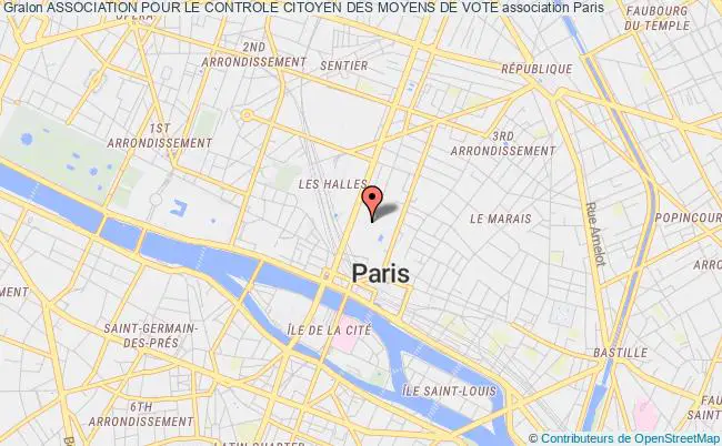 plan association Association Pour Le Controle Citoyen Des Moyens De Vote Paris 4e