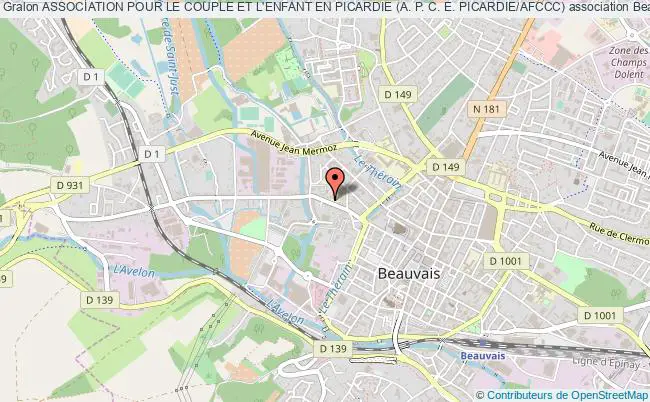 plan association Association Pour Le Couple Et L'enfant En Picardie (a. P. C. E. Picardie/afccc) Beauvais