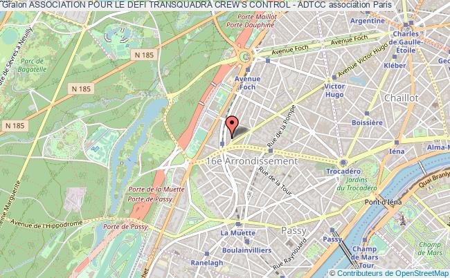 plan association Association Pour Le Defi Transquadra Crew's Control - Adtcc Paris