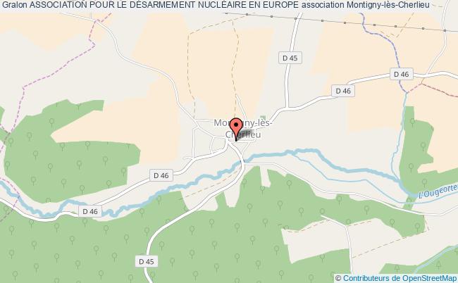 plan association Association Pour Le DÉsarmement NuclÉaire En Europe Montigny-lès-Cherlieu