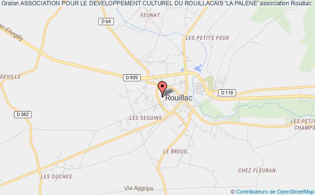 plan association Association Pour Le Developpement Culturel Du Rouillacais 'la Palene' Rouillac