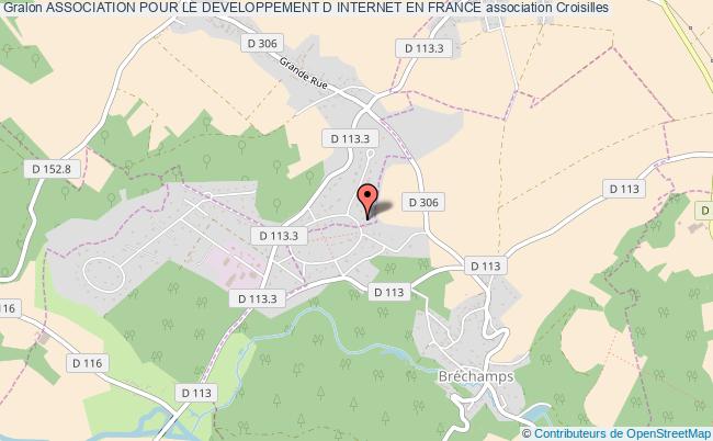 plan association Association Pour Le Developpement D Internet En France Croisilles