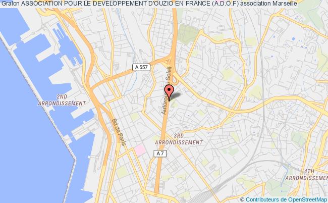 plan association Association Pour Le Developpement D'ouzio En France (a.d.o.f) Marseille
