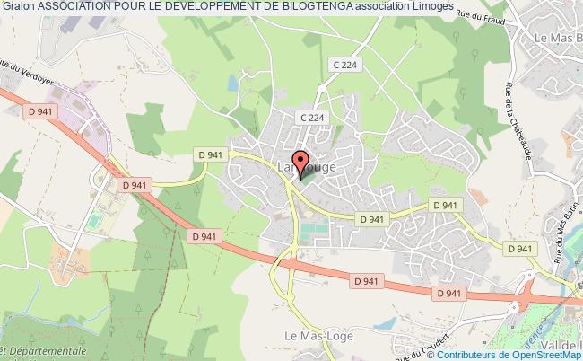 plan association Association Pour Le Developpement De Bilogtenga Limoges
