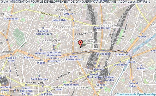 plan association Association Pour Le Developpement De Danguerimou Mauritanie - Addm Paris