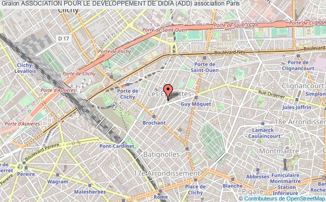 plan association Association Pour Le Developpement De Didia (add) Paris