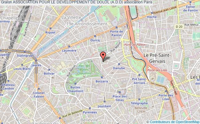 plan association Association Pour Le Developpement De Dolol (a.d.d) Paris