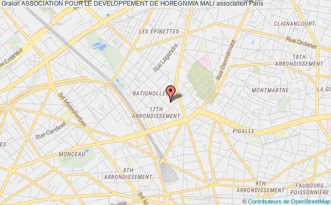 plan association Association Pour Le Developpement De Horegniwa Mali Paris