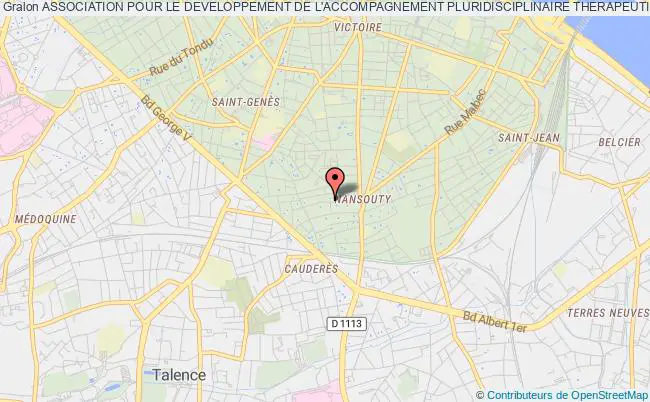 plan association Association Pour Le Developpement De L'accompagnement Pluridisciplinaire Therapeutique - IntÉgratif (adapt-i) Bordeaux