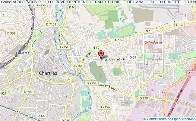 plan association Association Pour Le Developpement De L Anesthesie Et De L Analgesie En Eure Et Loir Chartres Cédex