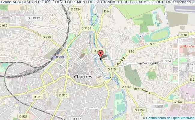 plan association Association Pour Le Developpement De L Artisanat Et Du Tourisme L E Detour Chartres
