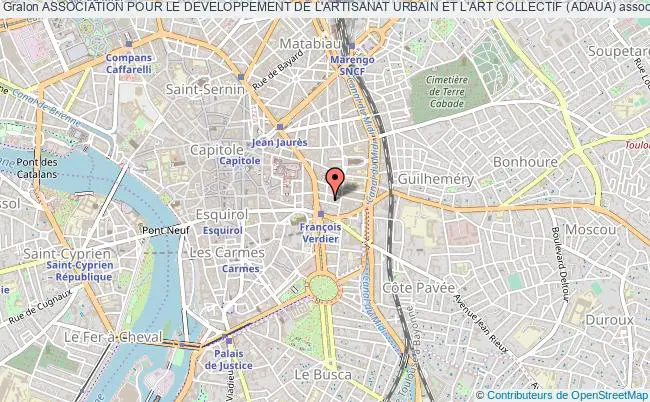 plan association Association Pour Le Developpement De L'artisanat Urbain Et L'art Collectif (adaua) Toulouse