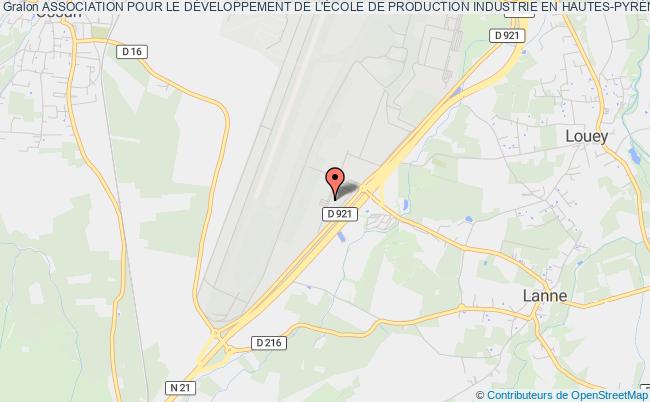 plan association Association Pour Le DÉveloppement De L'École De Production Industrie En Hautes-pyrÉnÉes Lanne