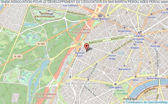 plan association Association Pour Le Developpement De L'education En San Martin Perou Ades Perou Paris