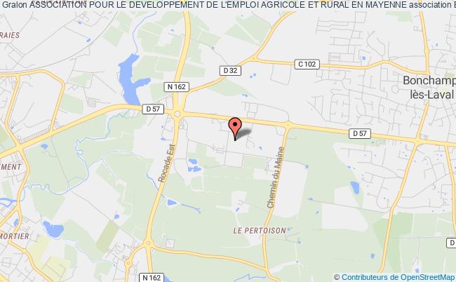 plan association Association Pour Le Developpement De L'emploi Agricole Et Rural En Mayenne Bonchamp-lès-Laval
