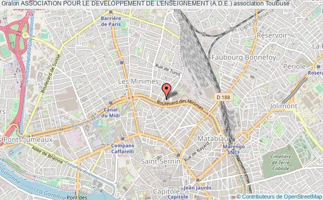 plan association Association Pour Le Developpement De L'enseignement (a.d.e.) Toulouse