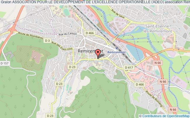 plan association Association Pour Le Developpement De L'excellence Operationnelle (adeo) Remiremont