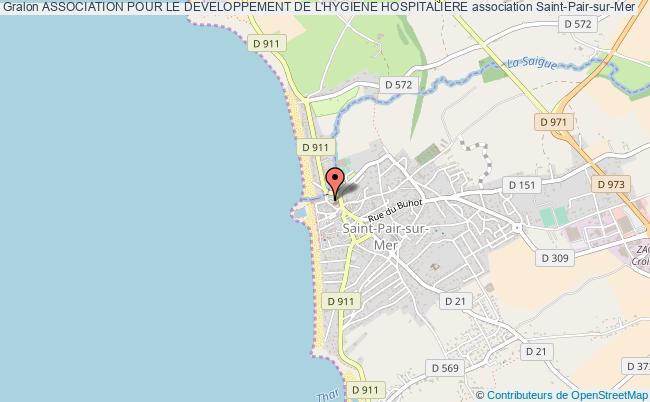 plan association Association Pour Le Developpement De L'hygiene Hospitaliere Saint-Pair-sur-Mer