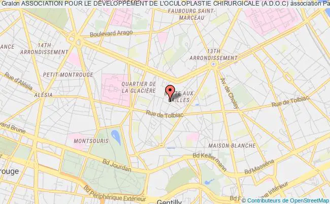 plan association Association Pour Le Developpement De L'oculoplastie Chirurgicale (a.d.o.c) Paris