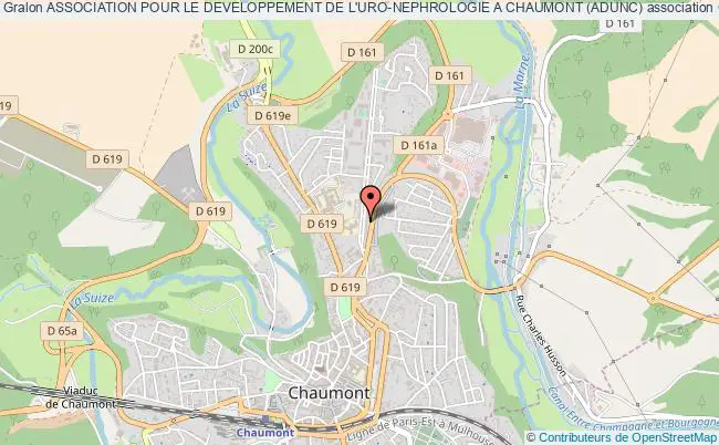 plan association Association Pour Le Developpement De L'uro-nephrologie A Chaumont (adunc) Chaumont