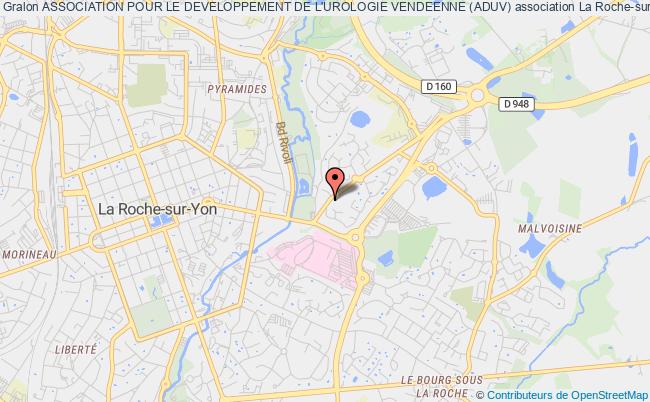 plan association Association Pour Le Developpement De L'urologie Vendeenne (aduv) La    Roche-sur-Yon