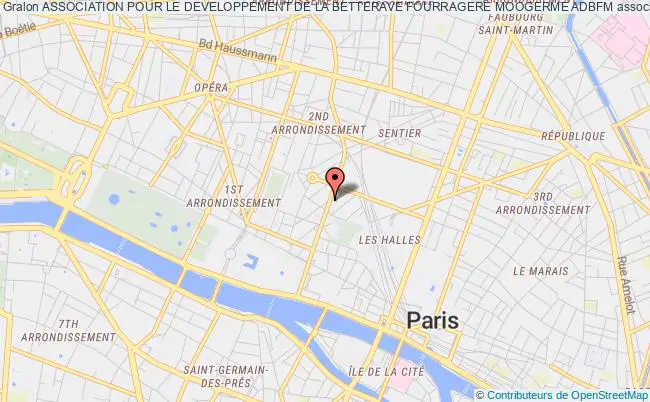 plan association Association Pour Le Developpement De La Betterave Fourragere Moogerme Adbfm Paris