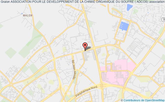 plan association Association Pour Le Developpement De La Chimie Organique Du Soufre ( Adcos) Caen