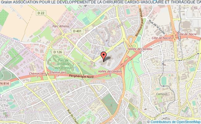 plan association Association Pour Le Developpement De La Chirurgie Cardio-vasculaire Et Thoracique Caennaise Caen