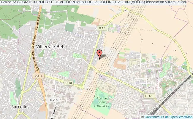 plan association Association Pour Le Developpement De La Colline D'aquin (adlca) Villiers-le-Bel