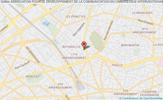 plan association Association Pour Le Developpement De La Communication En Cardiologie Interventionnelle (adcci) Paris