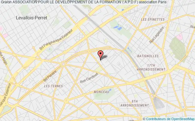 plan association Association Pour Le Developpement De La Formation ( A.p.d.f) Paris
