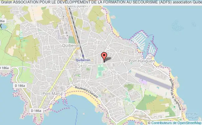 plan association Association Pour Le Developpement De La Formation Au Secourisme (adfs) Quiberon
