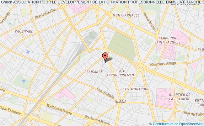 plan association Association Pour Le Developpement De La Formation Professionnelle Dans La Branche Securite Privee Adef Paris