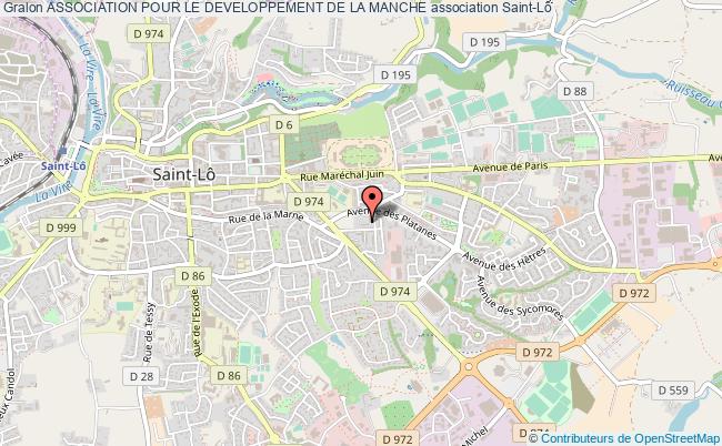 plan association Association Pour Le Developpement De La Manche Saint-Lô