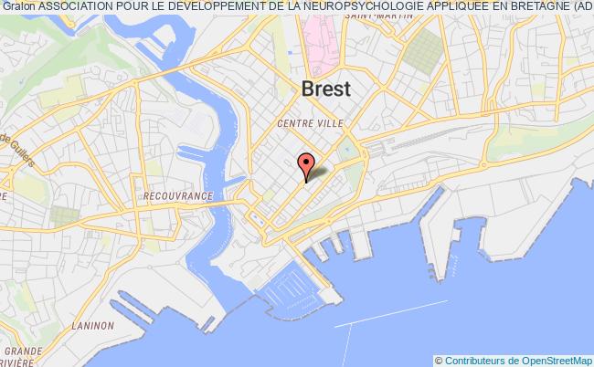 plan association Association Pour Le Developpement De La Neuropsychologie Appliquee En Bretagne (adna Bretagne) Brest