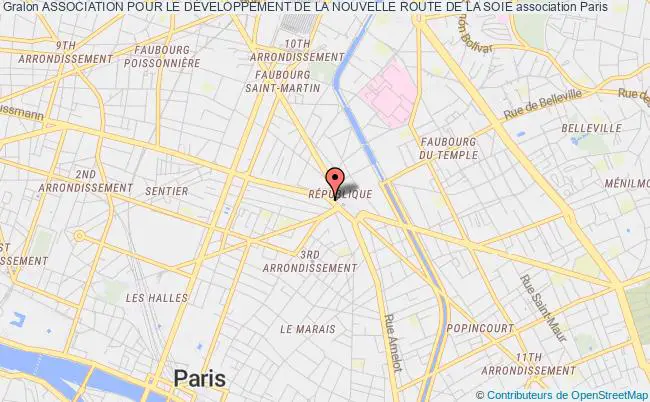 plan association Association Pour Le DÉveloppement De La Nouvelle Route De La Soie Paris